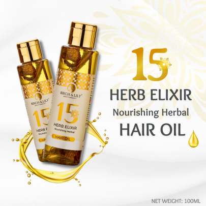 Birch And Lily 15 Herb Elixir  Hair Oil (100ml) Hair Oils