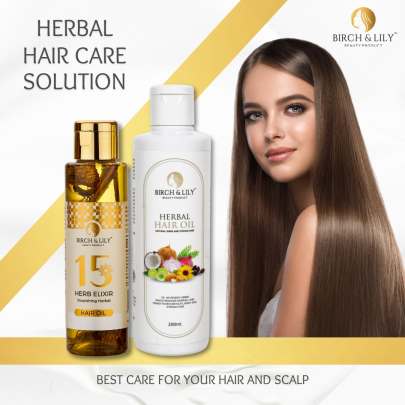 Birch And Lily 15 Herb Elixir  Hair Oil (100ml) Hair Oils