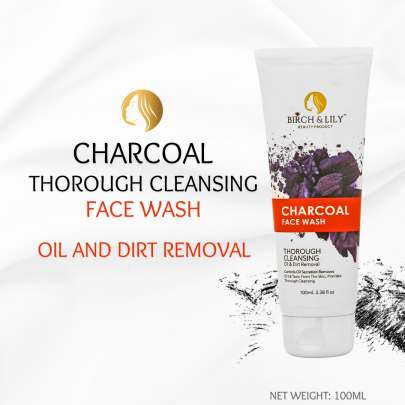 Birch And Lily Charcoal Face Wash (100ml) Facewashes & Scrubs