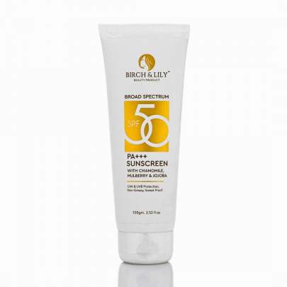 Birch And Lily SPF 50 Sunscreen (100gm)