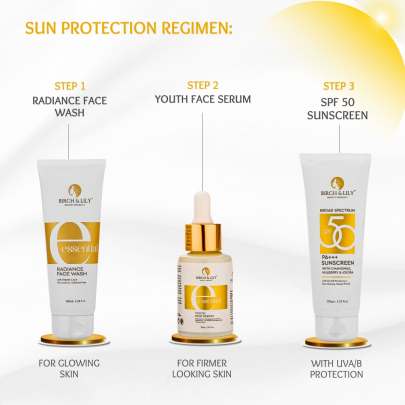 Birch And Lily SPF 50 Sunscreen (100gm) Serum & Sunscreen