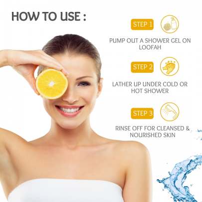 Birch And Lily Vitamin C With Honey Body Wash (300ml) Soaps & Bodywashes