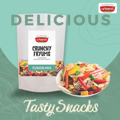Urbeno Crunchy Fryums Fusion Mix (200gm) Snacks & Fryums
