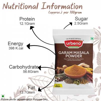 Urbeno Garam Masala Powder (100gm)  Masala