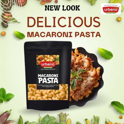 Urbeno Macaroni Pasta (250gm) Snacks & Fryums
