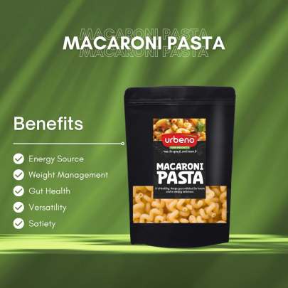 Urbeno Macaroni Pasta (250gm) Snacks & Fryums