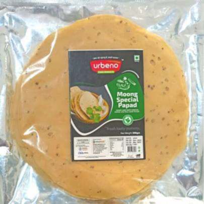 Urbeno Moong Special Papad (200gm) Snacks & Fryums