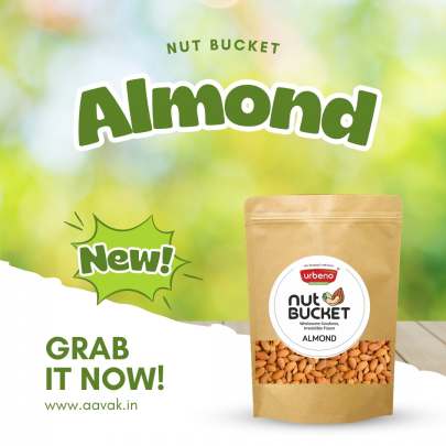 Urbeno Nut Bucket Almond (200gm) Dry Fruits