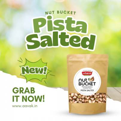 Urbeno Nut Bucket Pista Salted (200gm) Dry Fruits