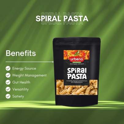 Urbeno Spiral Pasta (250gm) Snacks & Fryums